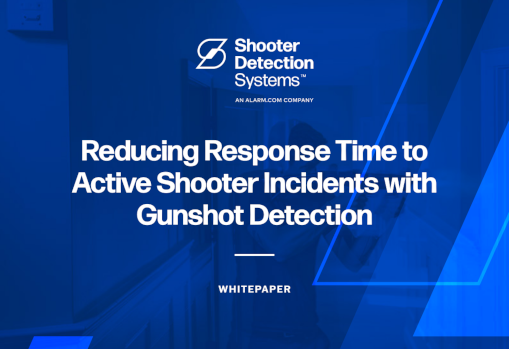 SDS Whitepaper on Reducing Response Times to Active Shooter Incidents
