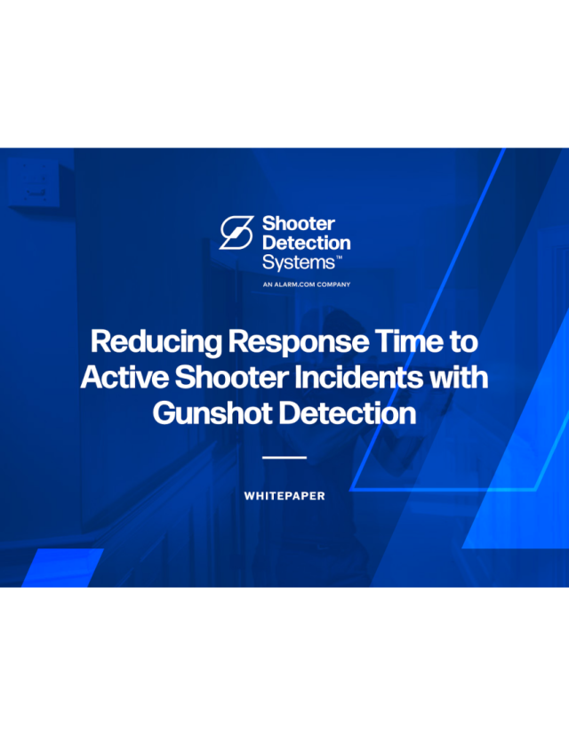 Reducing Response Times to Active Shooter Events