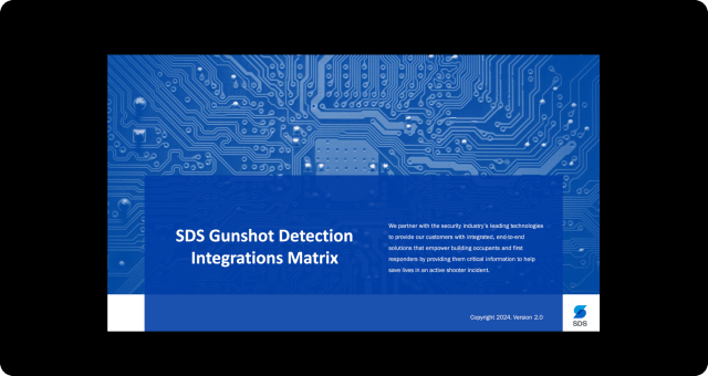 SDS Integrations Sheet